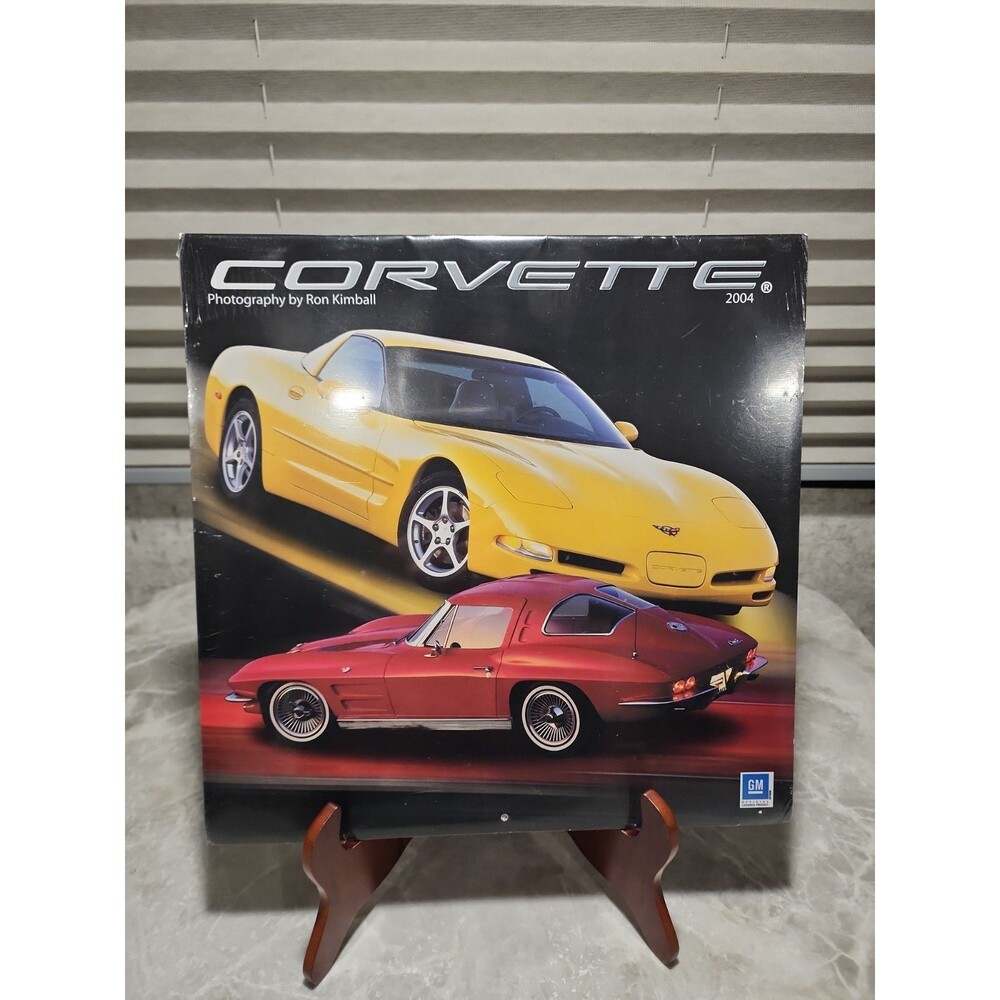 General Motors Official 2004 Corvette Calendar Sports Car~Automotive New Sealed